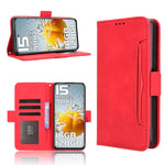 Custodia in pelle con slot per schede per Oukitel C65 e C65 Pro