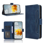 Custodia in pelle con slot per schede per Oukitel C65 e C65 Pro