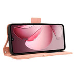 Custodia in pelle con slot per schede per Oukitel C65 e C65 Pro