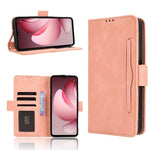 Custodia in pelle con slot per schede per Oukitel C65 e C65 Pro