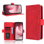 Custodia in pelle con slot per schede per Oukitel C65 e C65 Pro