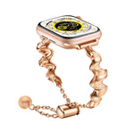 Cinturino in metallo con onde a nastro per Apple Watch