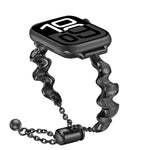 Cinturino in metallo con onde a nastro per Apple Watch