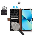 Custodia per telefono in pelle di vacchetta di coccodrillo, For OPPO A1 5G
