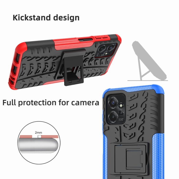Gomma Texture TPU + Custodia per telefono PC con supporto, For Motorola Moto G Power 5G 2023