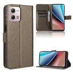 Custodia in pelle con trama a diamante per Motorola Moto G Stylus 2023 4G