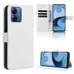 Custodia in pelle con trama a diamante per Motorola Moto G Stylus 2023 4G