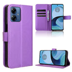 Custodia in pelle con trama a diamante per Motorola Moto G Stylus 2023 4G