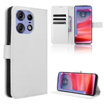 Custodia in pelle con trama a diamante per Motorola Edge 2024 5G