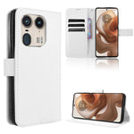 Custodia in pelle con trama a diamante per Motorola Edge 2024 5G