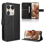 Custodia in pelle con trama a diamante per Motorola Edge 2024 5G