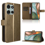 Custodia in pelle con trama a diamante per Motorola Moto G75 5G e modelli