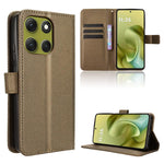 Custodia in pelle con trama a diamante per Motorola Moto G86 Power 5G
