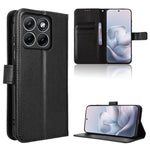 Custodia in pelle con trama a diamante per Motorola Moto X70 Air Pro e modelli
