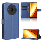 Custodia in pelle con trama a diamante per Realme 11 5G e 11X