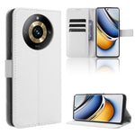 Custodia in pelle con trama a diamante per Realme 11 5G e 11X