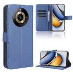 Custodia in pelle con trama a diamante per Realme 11 5G e 11X