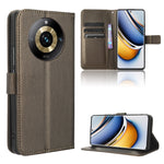 Custodia in pelle con trama a diamante per Realme 11 5G e 11X