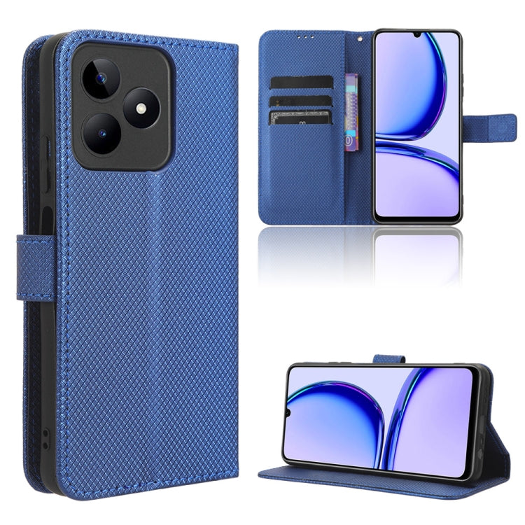 Custodia in pelle con trama a diamante per Realme 11 5G e 11X