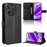 Custodia in pelle con trama a diamante per Realme 12 Pro e 12 Pro+
