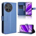 Custodia in pelle con trama a diamante per Realme 12 Pro e 12 Pro+