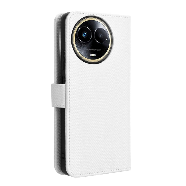 Custodia in pelle con trama a diamante per Realme 11 5G e 11X