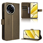 Custodia in pelle con trama a diamante per Realme 11 5G e 11X