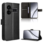 Custodia in pelle con trama a diamante per Realme 12 Pro e 12 Pro+