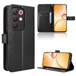 Custodia in pelle con trama a diamante per Realme 16 Pro 5G