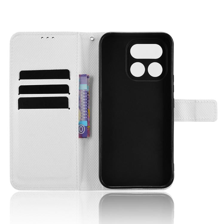 Custodia in pelle con trama a diamante per Realme 16 Pro 5G