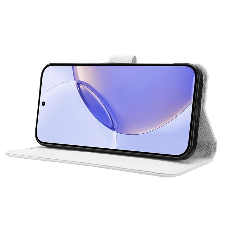 Custodia in pelle con trama a diamante per Realme 16 Pro 5G