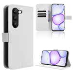 Custodia in pelle con trama a diamante per Realme 16T 5G e modelli compatibili