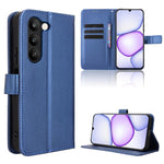 Custodia in pelle con trama a diamante per Realme 16T 5G e modelli compatibili