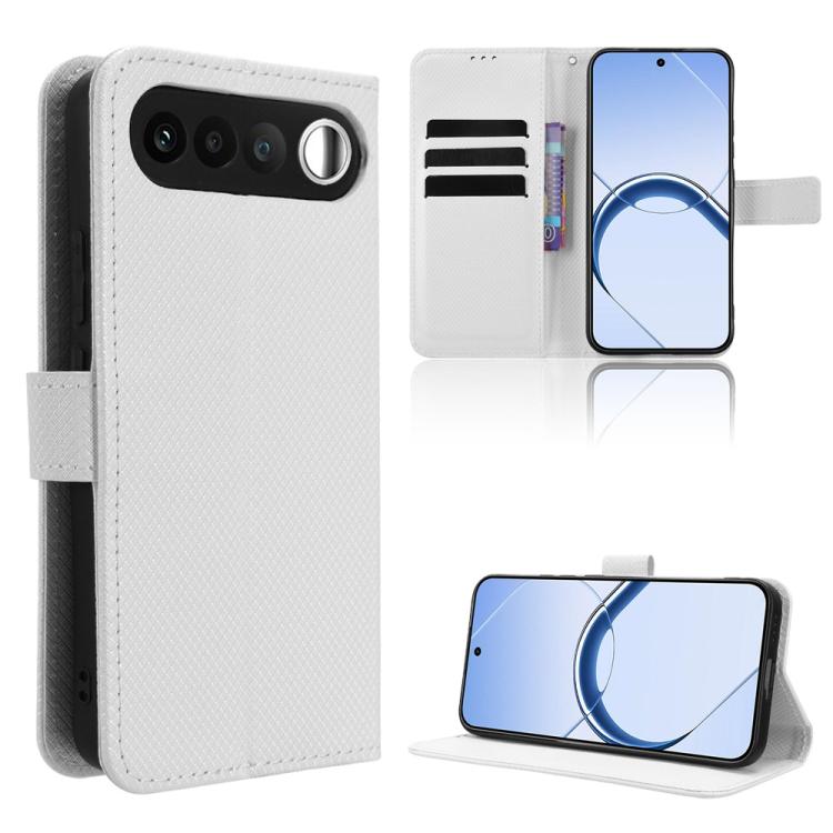 Custodia in pelle con trama a diamante per Realme P4 Power 5G e modelli