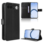 Custodia in pelle con trama a diamante per Realme P4 Power 5G e modelli