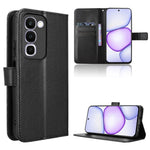 Custodia in pelle con trama a diamante per Realme 16T 5G e modelli compatibili