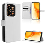 Custodia in pelle con trama a diamante per Realme P4 Power 5G e modelli
