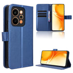 Custodia in pelle con trama a diamante per Realme P4 Power 5G e modelli