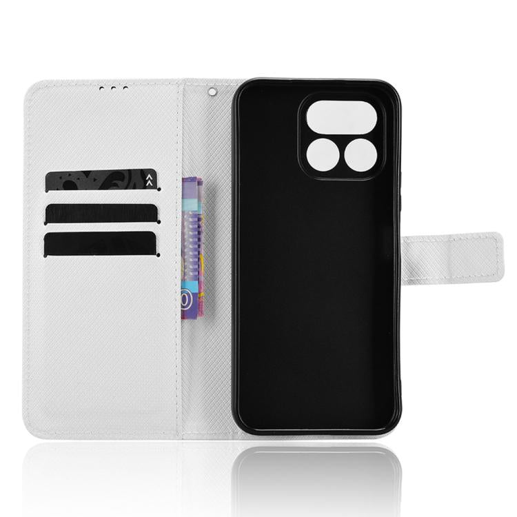 Custodia in pelle con trama a diamante per Realme 16T 5G e modelli compatibili