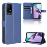 Custodia per telefono in pelle con trama a diamante, For TCL ION X