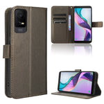 Custodia per telefono in pelle con trama a diamante, For TCL ION X