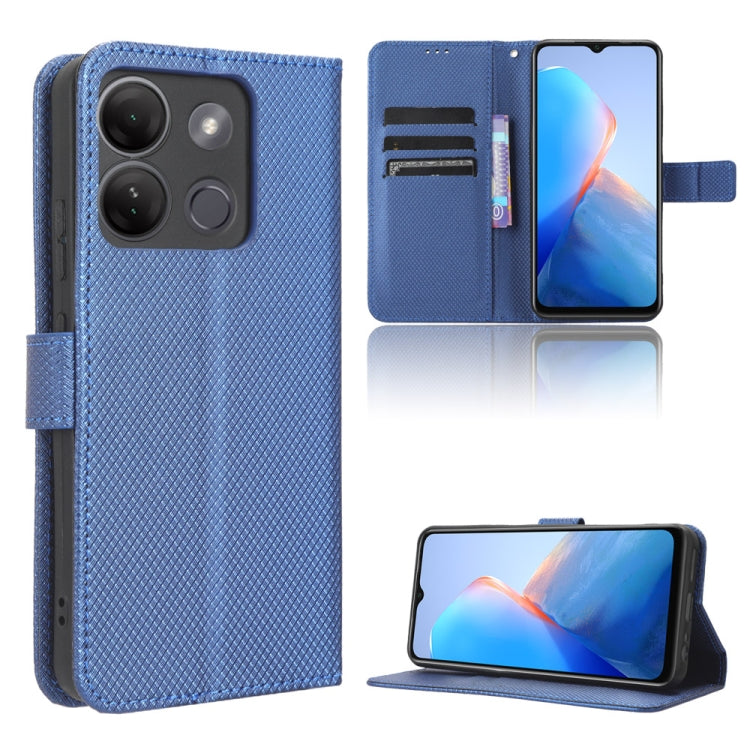 Custodia in pelle con trama a diamante per Infinix Note 30i e Note 30 Pro
