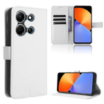 Custodia in pelle con trama a diamante per Infinix Note 30i e Note 30 Pro