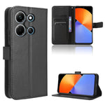 Custodia in pelle con trama a diamante per Infinix Note 30i e Note 30 Pro