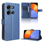 Custodia in pelle con trama a diamante per Infinix Note 30i e Note 30 Pro