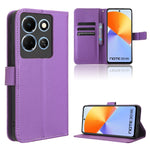 Custodia in pelle con trama a diamante per Infinix Note 30i e Note 30 Pro