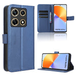 Custodia in pelle con trama a diamante per Infinix Note 30i e Note 30 Pro