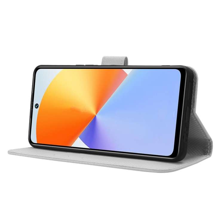Custodia per telefono in pelle con trama a diamante, For Infinix Note 30 VIP
