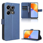 Custodia per telefono in pelle con trama a diamante, For Infinix Note 30 VIP