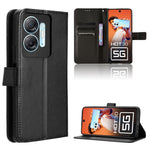 Custodia in pelle con trama a diamante per Infinix Hot 30 5G e modelli